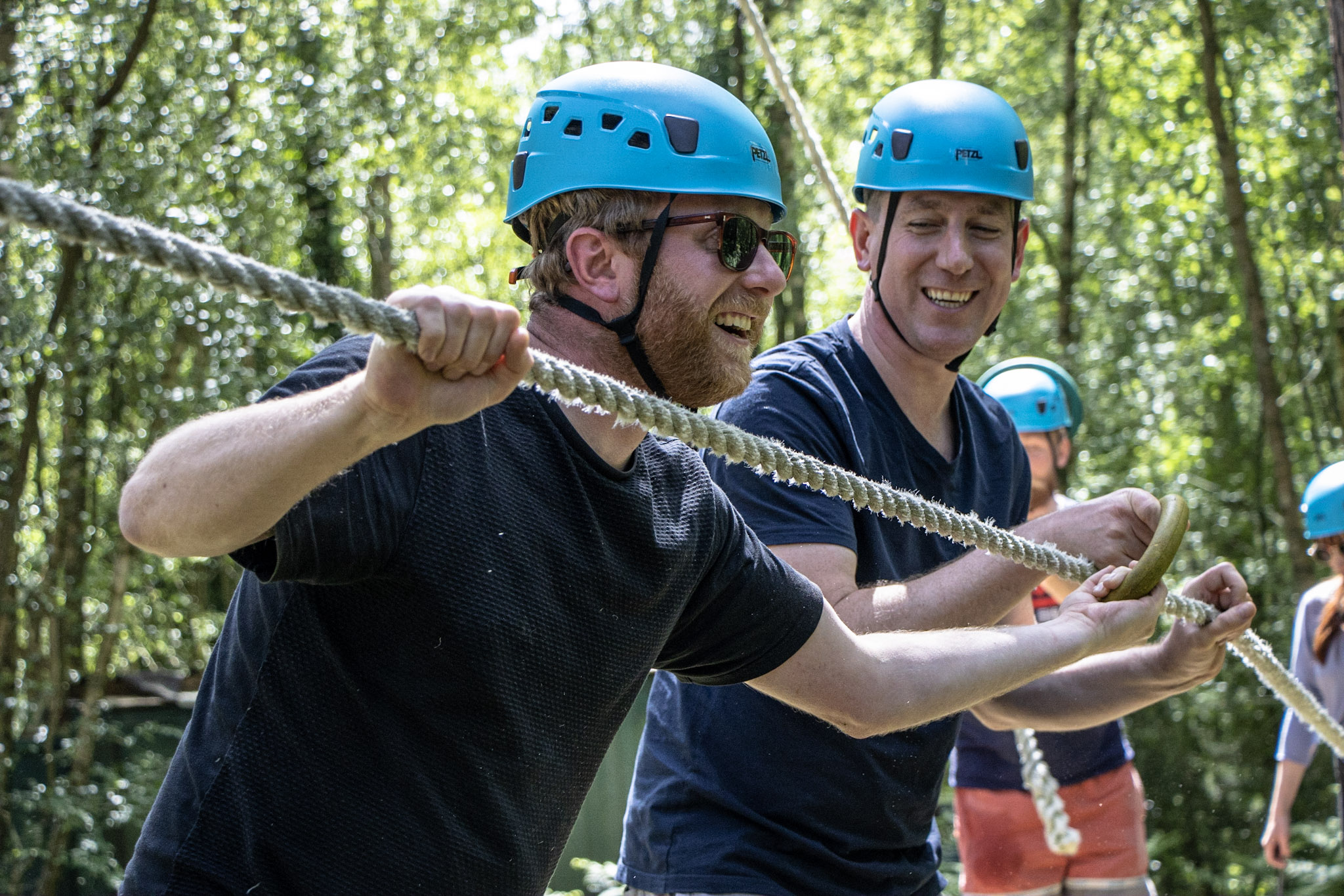 Ropes Course Stag Parties in The New Forest.