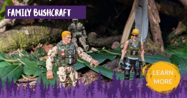 Family bushcraft in The New Forest