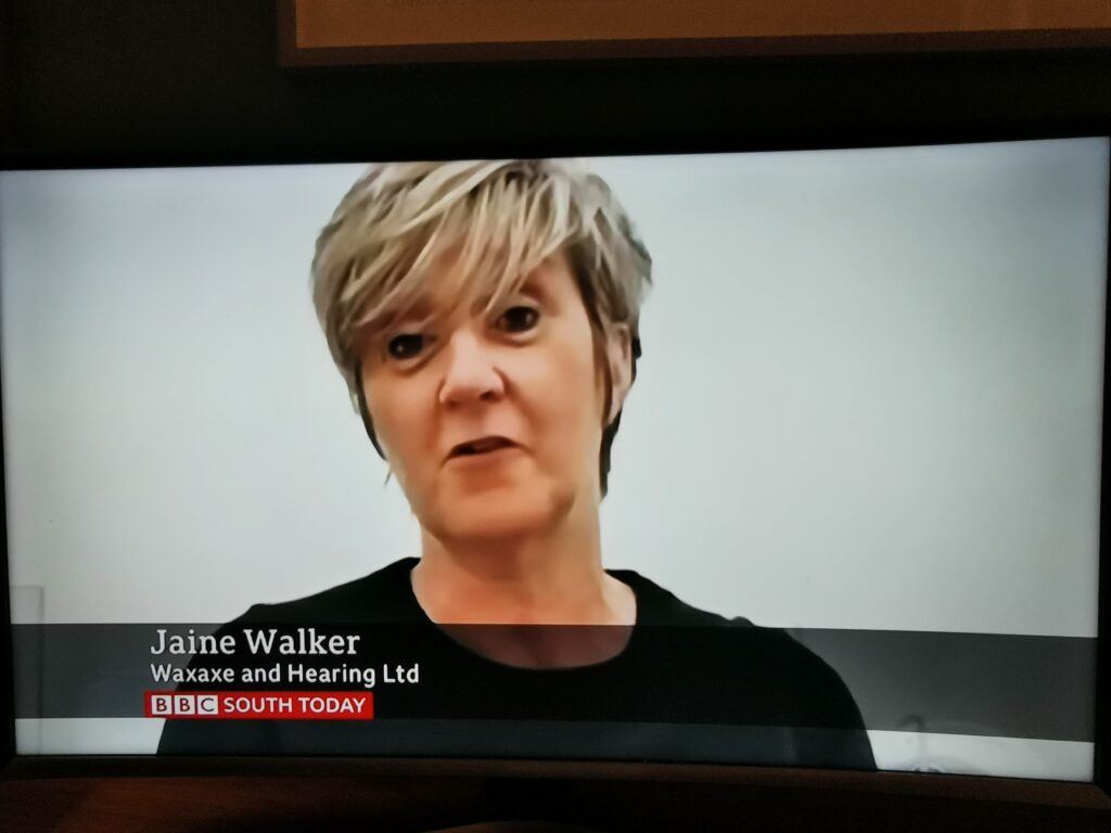 Jaine Walker on BBC South Today
