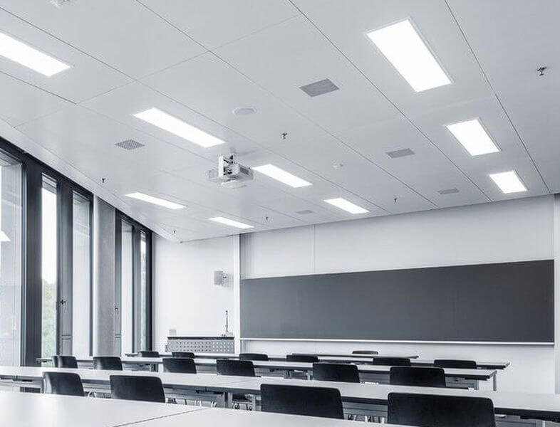School LED light testing