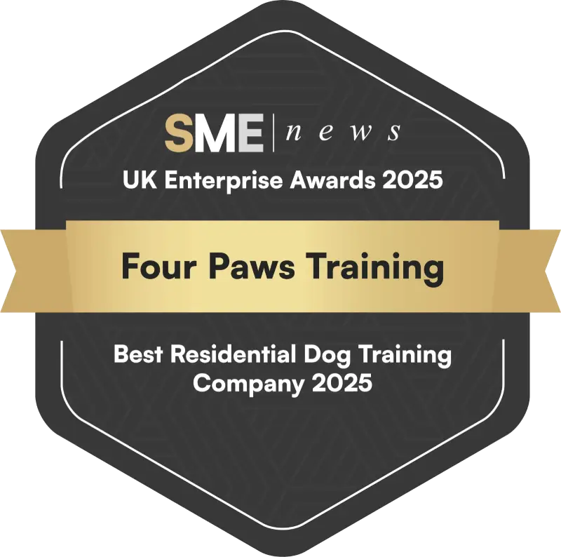 Voted best UK residential dog training company 2025