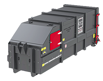 CP30 Clean Sweep Rolonof Portable Compactor Enclosed with Lift up lid