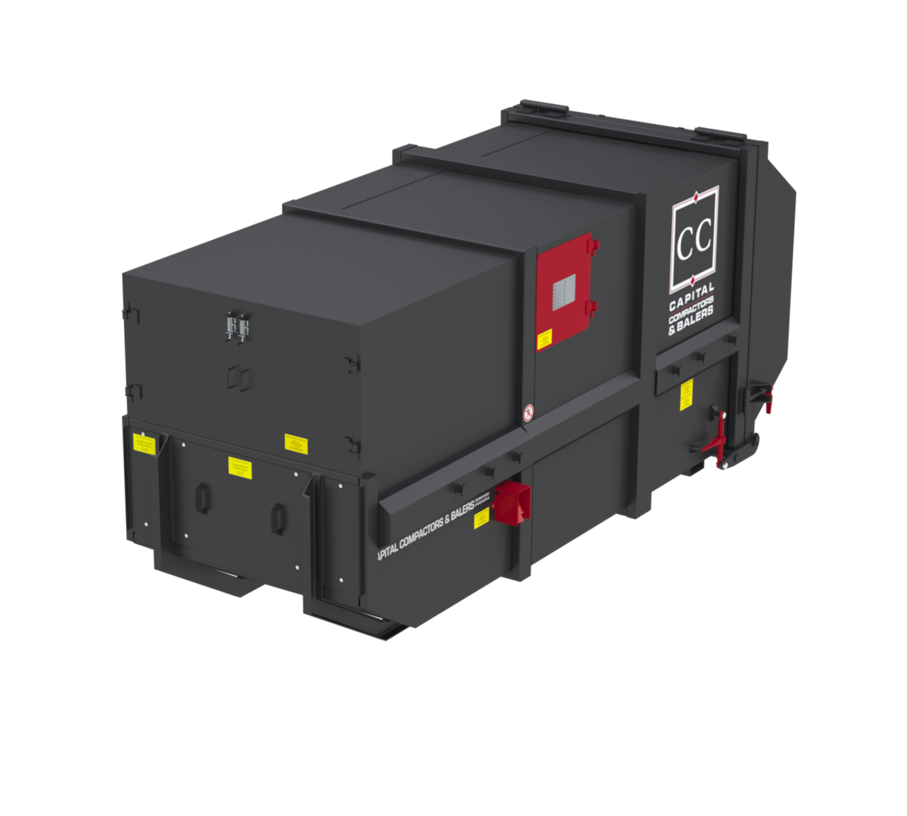 CP10 Skip Portable Compactor with Enclosed Hopper