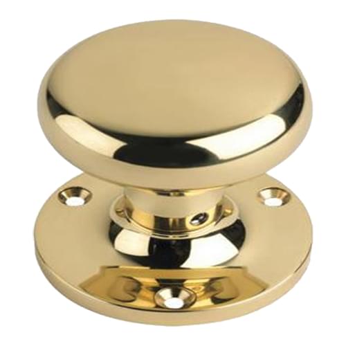 VS03.3 POL.B MUSHROOM MORTICE KNOB