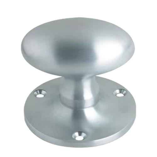 VS03.2 CHROME OVAL MORTICE KNOB