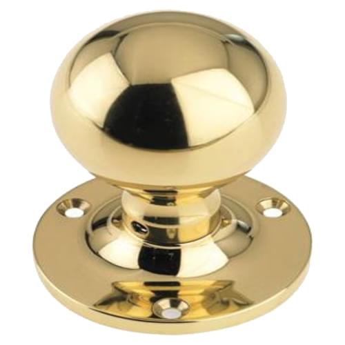 VS03.1 POL.B ROUND MORTICE KNOB