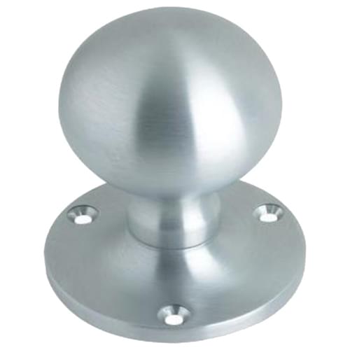 VS03.1 CHROME ROUND MORTICE KNOB