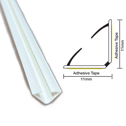 ACOUSTIC CORNER SEAL 2.1M WHITE 37DB