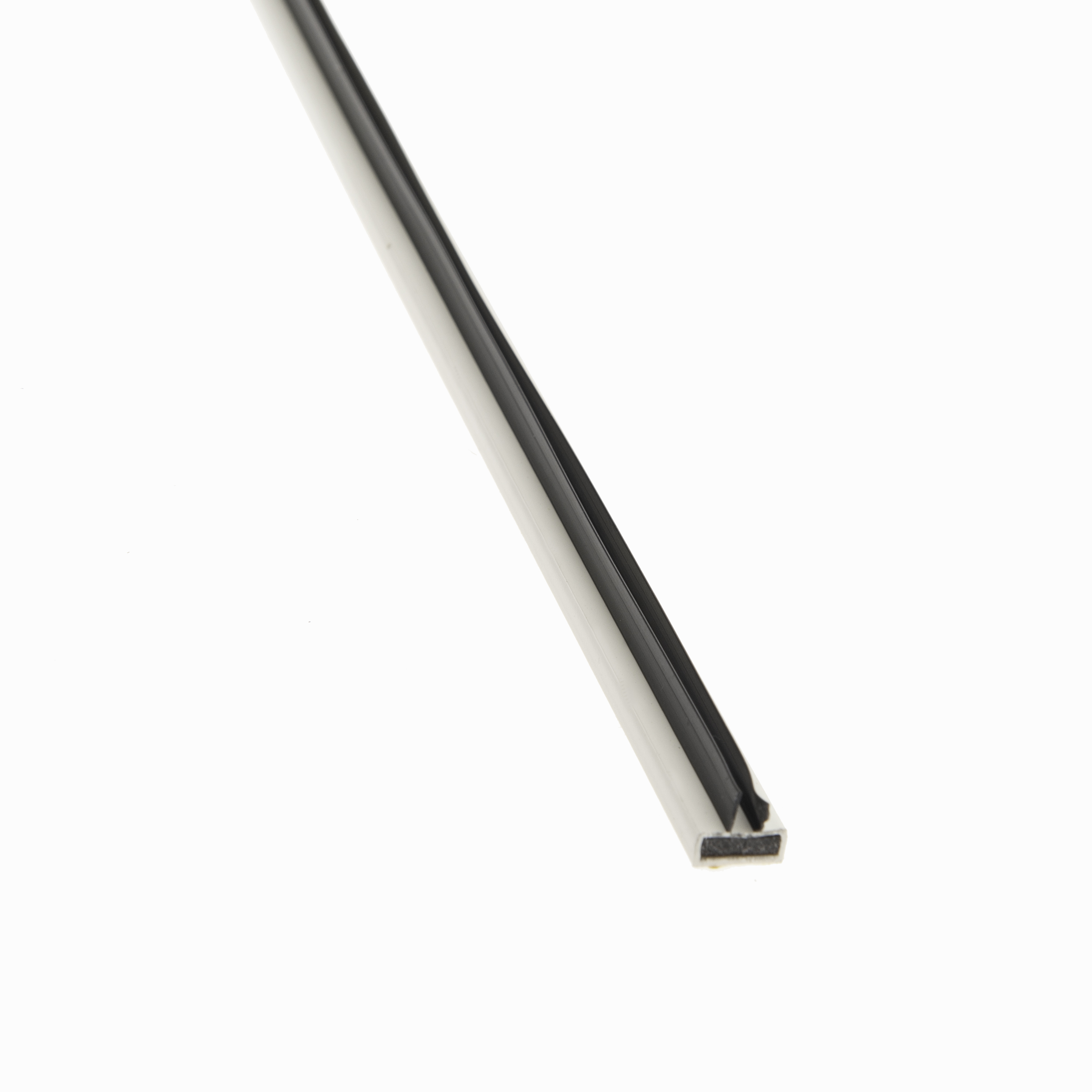 ISTF 10 X 4MM X 2.1M WHITE TWIN FIN INT. 30 Min. Fire & Smoke