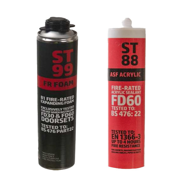 ST99 B1 Expanding Foam & ST88 Acrylic Intumescent Sealant