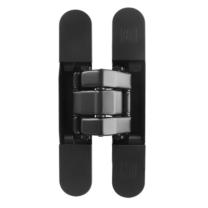 Koblenz K8080 3D Slim Hinge Black Adjustable Hinge up to 80 / 100 Kg - 60 Minute Fire Rated