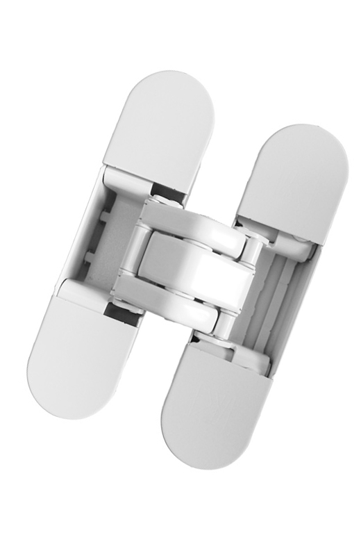 Koblenz K8000 3D White Adjustable hinge up to 60Kg - 30 Minute Fire Rated