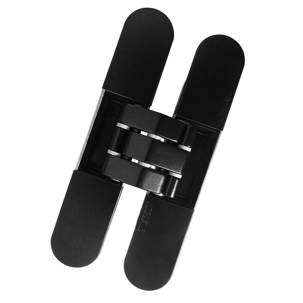 Koblenz K7080 3D Black 3 Axis Hinge up to 80 - 100Kg - 30 Min. Fire Rated