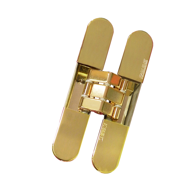 7080 3D Gold 3 Axis Hinge up to 80 - 100Kg - 30 Min. Fire Rated