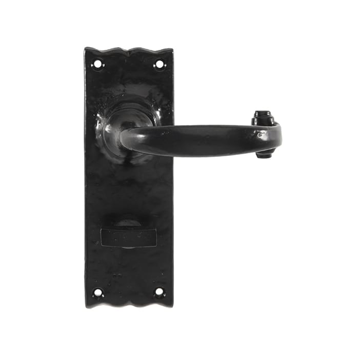 BA33 BLACK ANTIQUE 'TRADITIONAL' BATHROOM LEVER