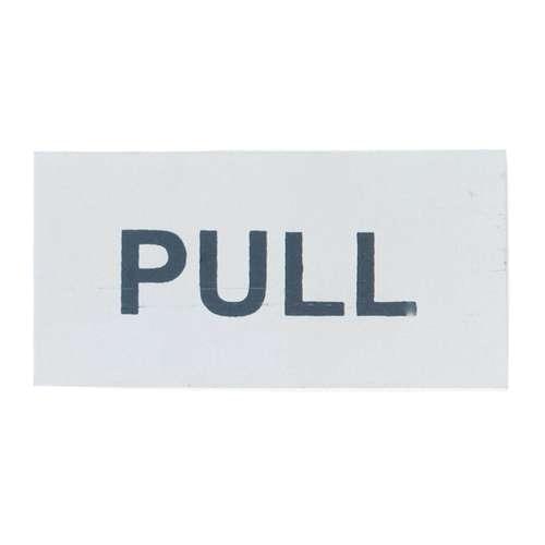 2503 75 X 35MM SAA 'PULL' SIGN S/A
