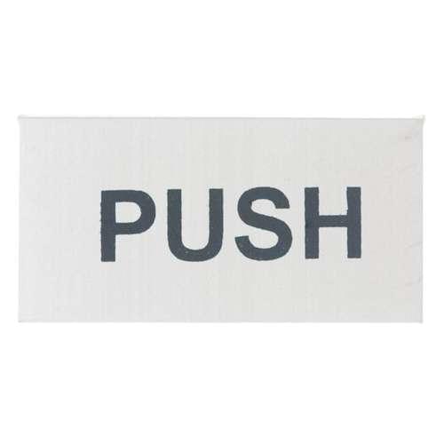 2503 75 X 35MM SAA 'PUSH' SIGN S/A