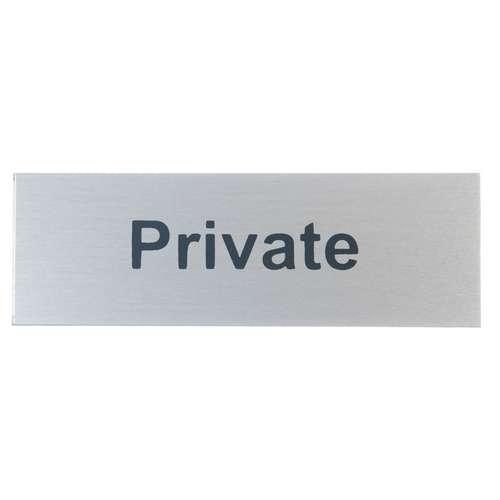 2503 SAA 'PRIVATE' SIGN S/A