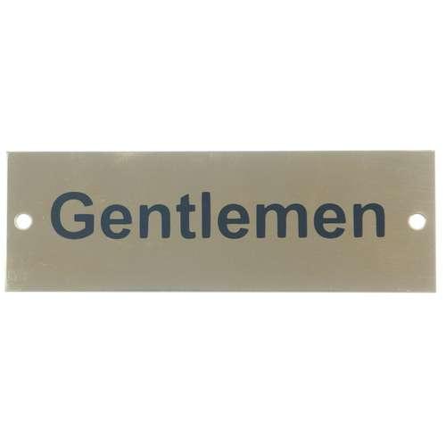 2504 POLB 'GENTLEMEN' SIGN