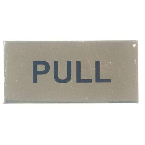 2504 75 X 35MM POL.B 'PULL' SIGN