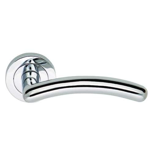CARISBROOKE CHROME LEVER ON ROSE