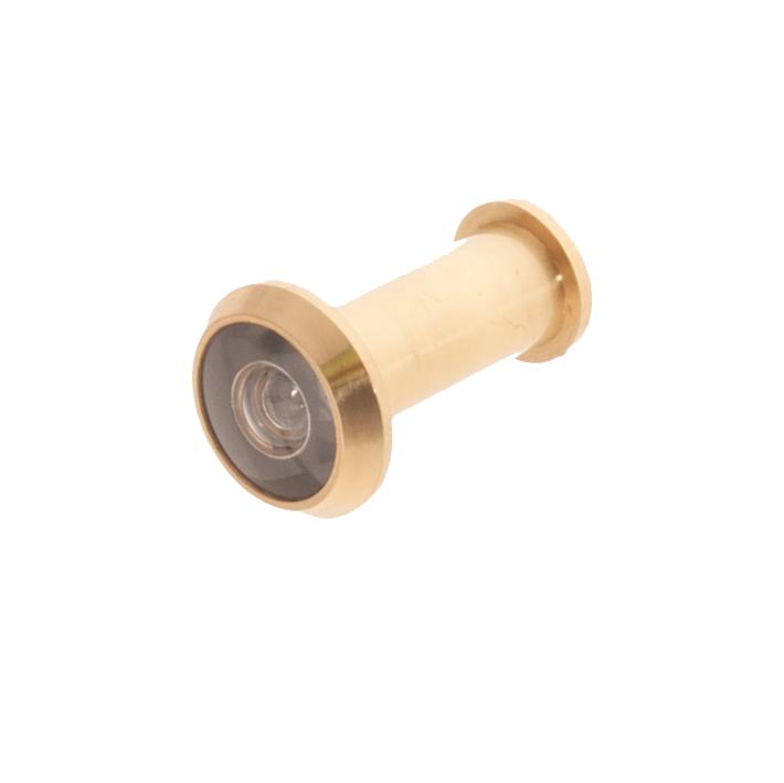 DOOR VIEWER 180 DEG. VIEW POL. BRASS