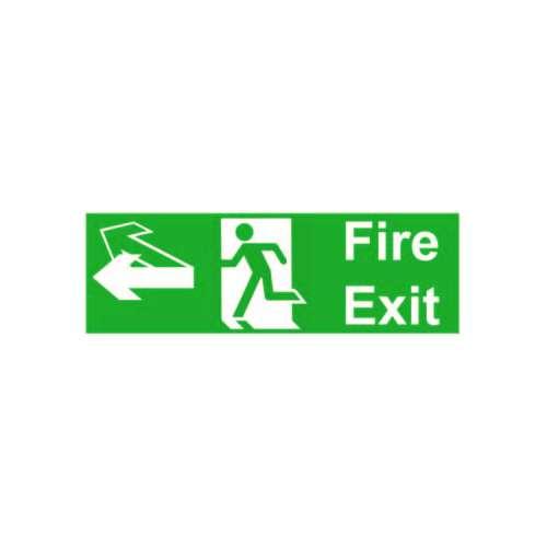 FS17 440 X 150MM FIRE EXIT/RUNNING MAN WITH ARROW REVERSIBLE