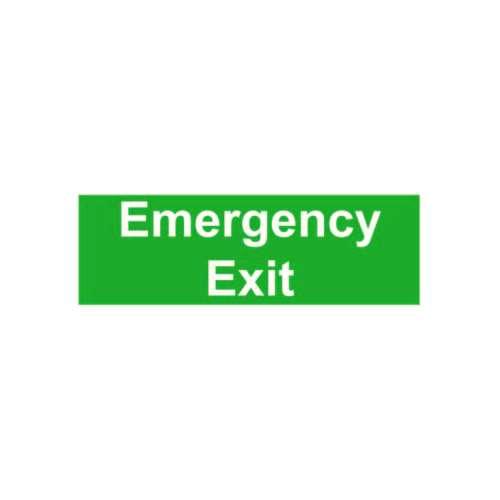 FS29 440 X 150MM EMERGENCEY EXIT/ FIRE EXIT KEEP CLEAR