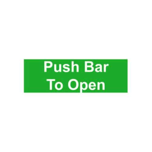 FS31 440 X 150MM PUSH BAR / PAD TO OPEN