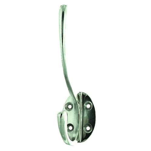 VS18 CHROME VICTORIAN HAT & COAT HOOK