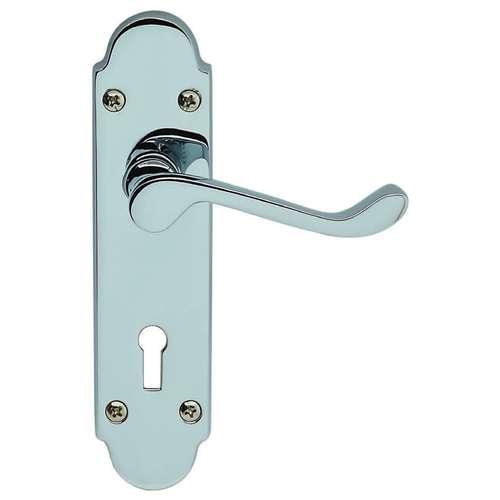 SO21 CHROME OAK TREE LEVER LOCK