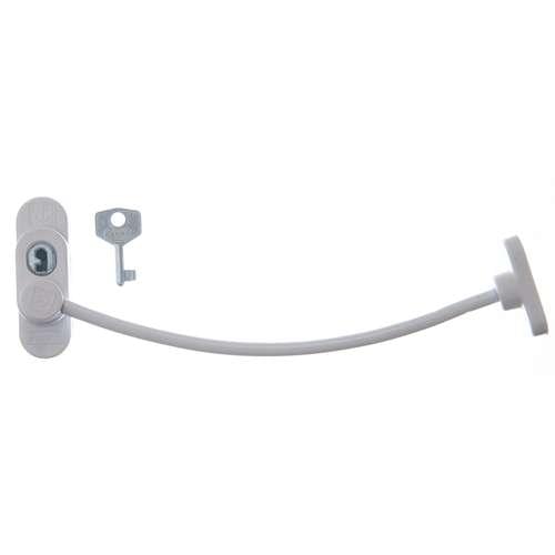 PK/ WHITE PENKID WINDOW RESTRICTOR LOCKING