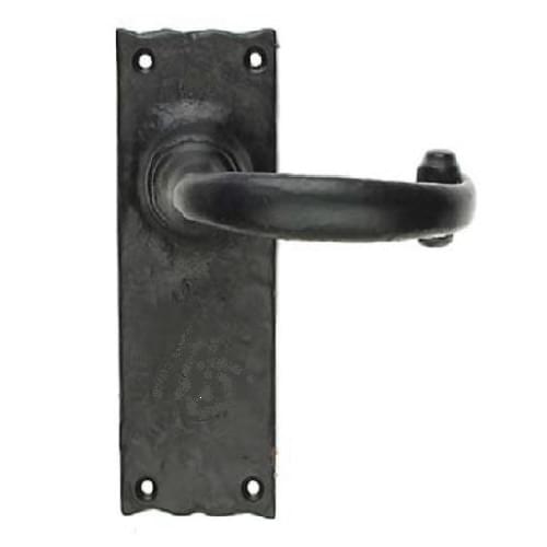 BA02LP BLACK ANTIQUE LONG PLATE LATCH
