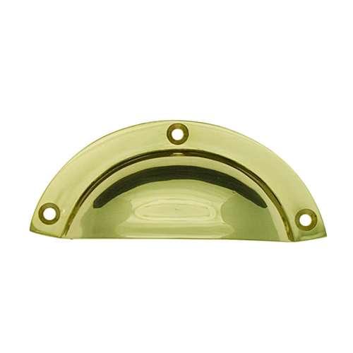 7019 POL. BRASS BANKERS DRAWER PULL