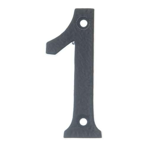 BAN BLACK ANTIQUE 75MM NUMERAL '1'