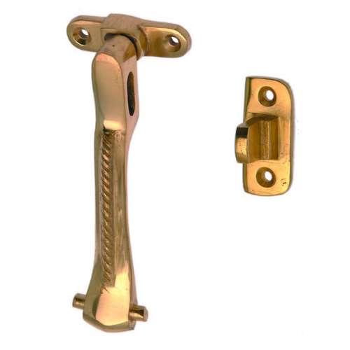 GEORGIAN CASEMENT FASTENER WP POL. BRASS
