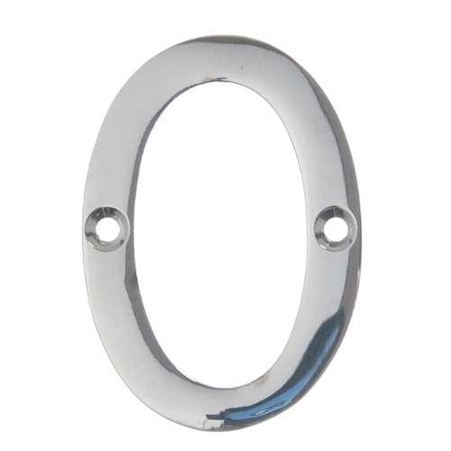 N200 50MM CHROME NUMERAL 0
