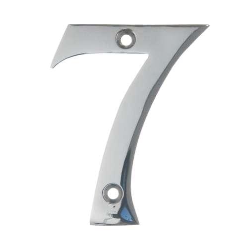 N207 50MM CHROME NUMERAL 7