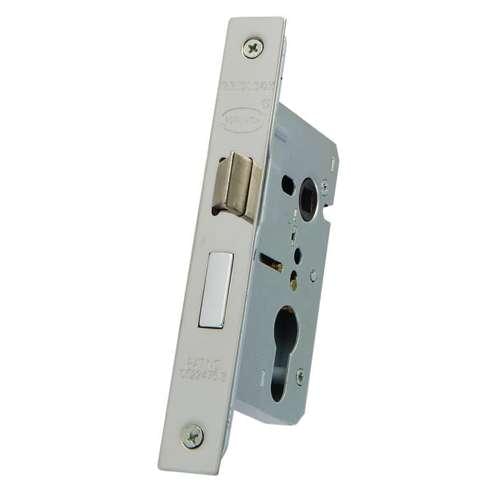 9951 65MM PSS EURO SASH LOCKCASE - BOLT THROUGH - 'CE' STAMPED