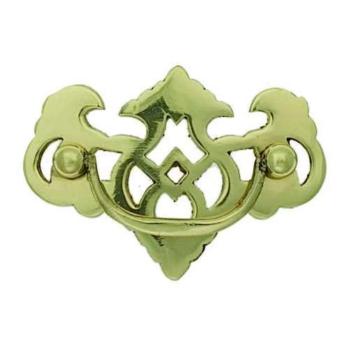 7017 POL. BRASS FANCY DRAWER PULL