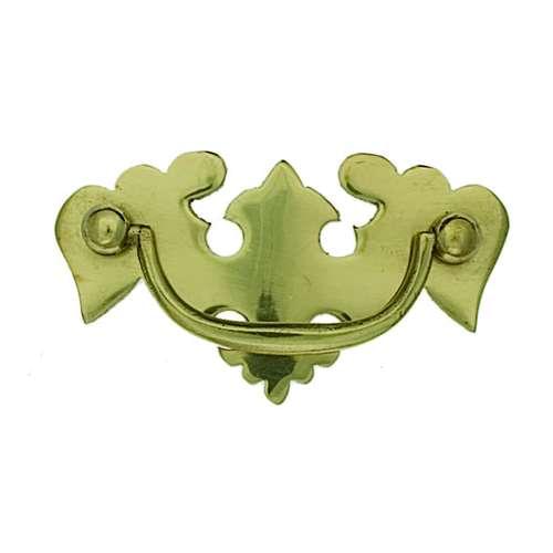 7018 POL. BRASS PLAIN DRAWER PULL