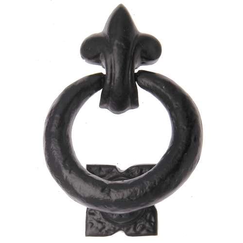BA51 BLACK ANTIQUE RING KNOCKER