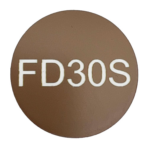 2541 - FD30S 47mm Dia. Fire Door Disc in Brown