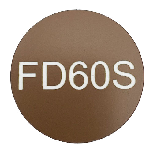 2541 - FD60S 47mm Dia. Fire Door Disc in Brown
