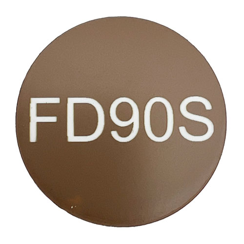 2541 - FD90S 47mm Dia. Fire Door Disc in Brown