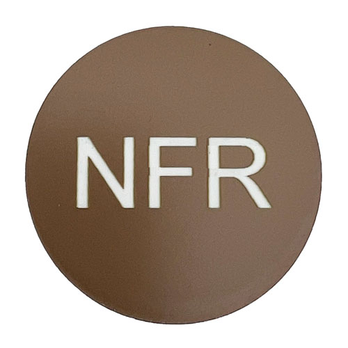 2541 - NFR 47mm Dia. Fire Door Disc in Brown