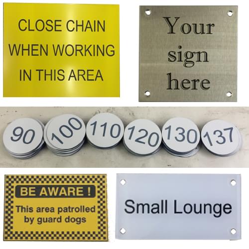 Bespoke signs