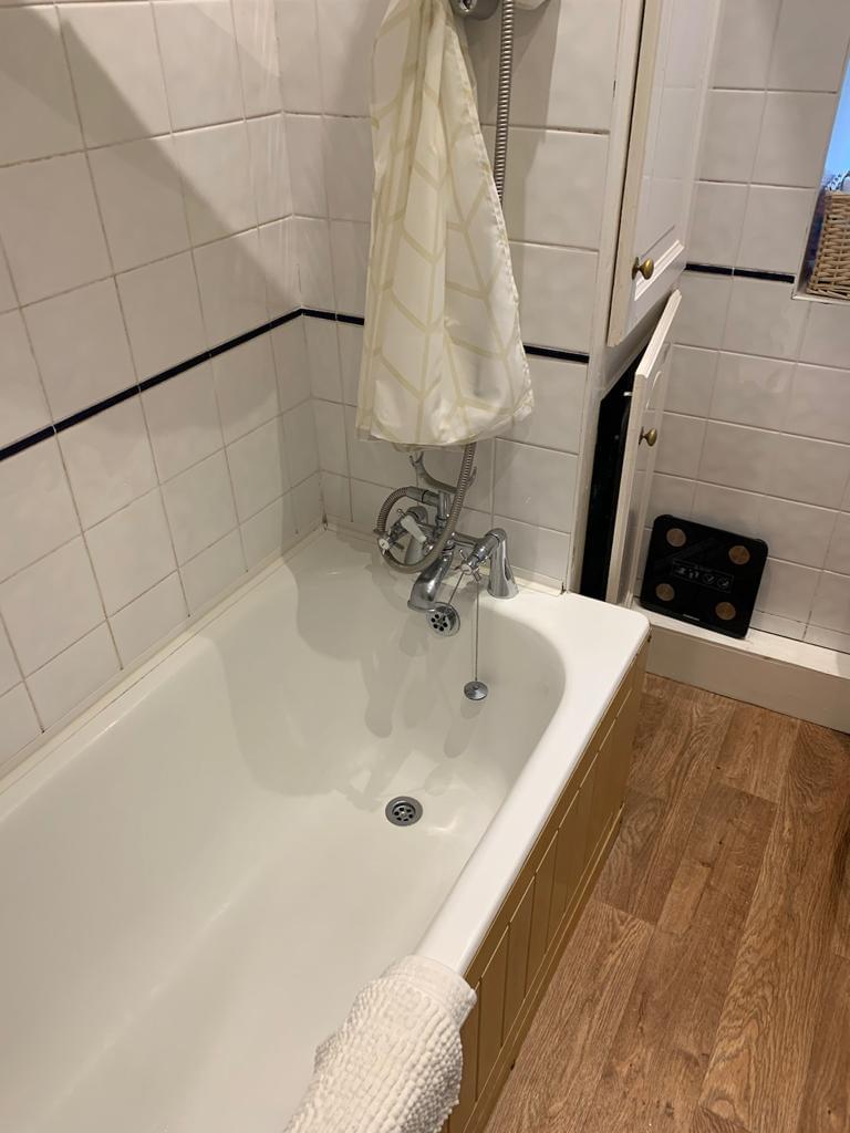 Traditional Cottage Bathroom, Peak District before 3