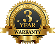 3 year warranty