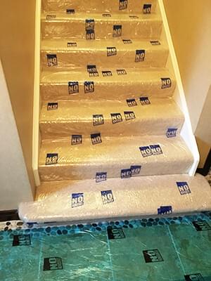 floor protection stairs
